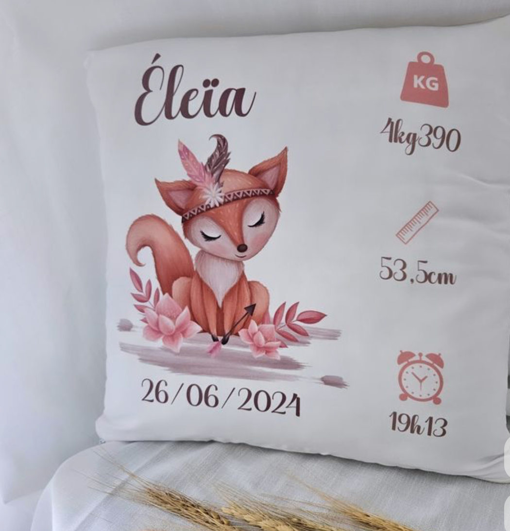 Coussin Personnalisée